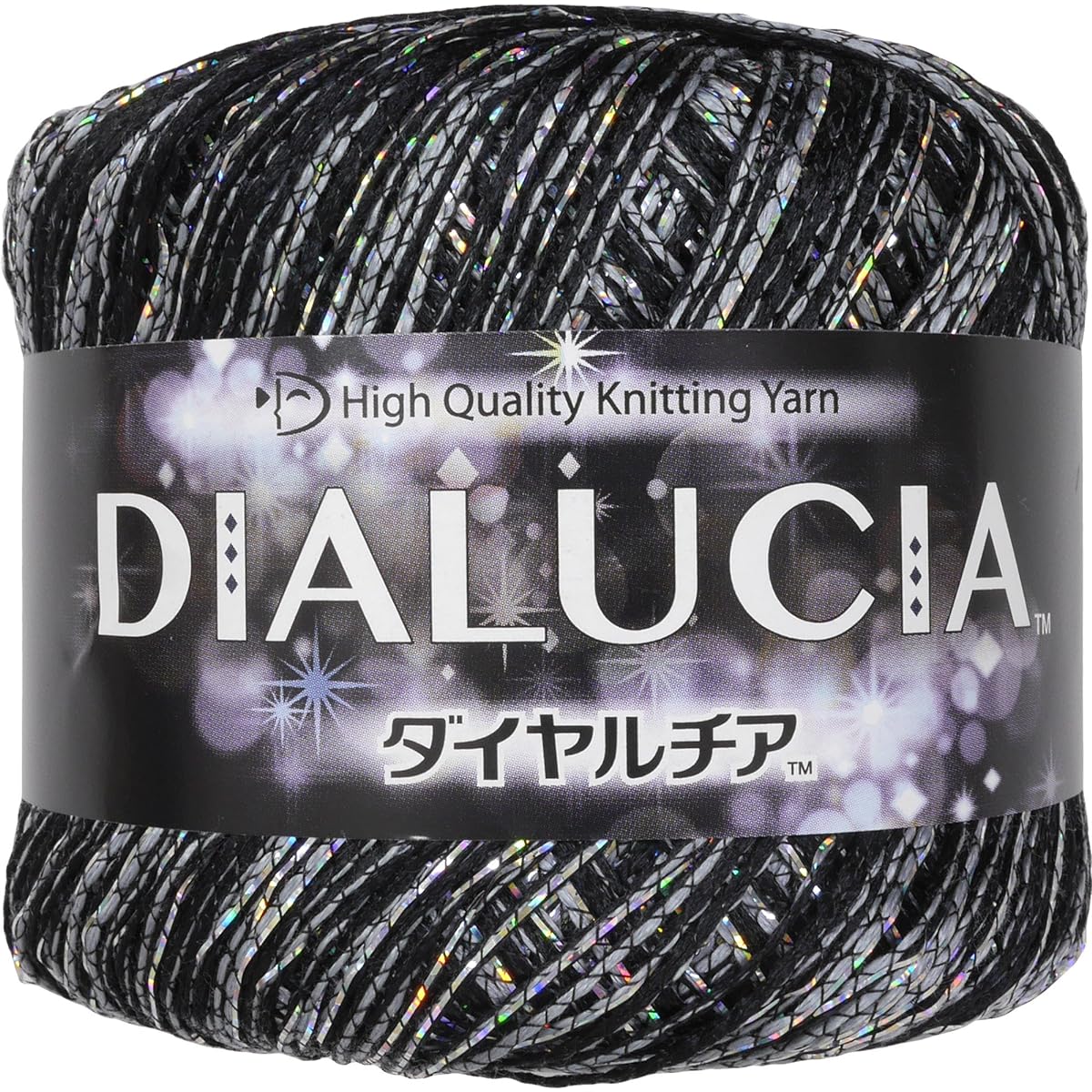 Diamond Yarn Dial Cheer Yarn Gota col.6107 Black 30g Approx. 114m 10 Ball Set