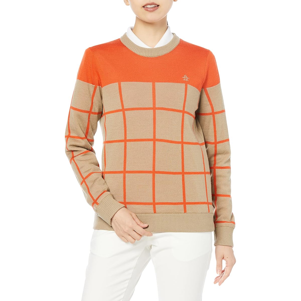 [Munsingwear] 22 Fall/Winter Model Golf Cut and Sewn Sweater Windproof Hand Washable Women's