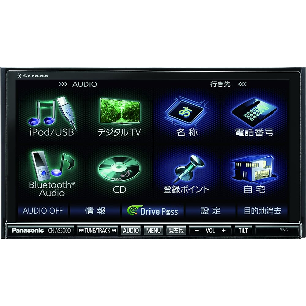Panasonic Car Navigation Strada R Series 7 Type 200mm Wide CN-R330WD