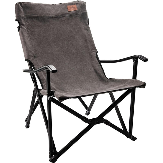 CAMPING MOON Bonfire Chair Low Chair Low Style Chair Canvas Fabric