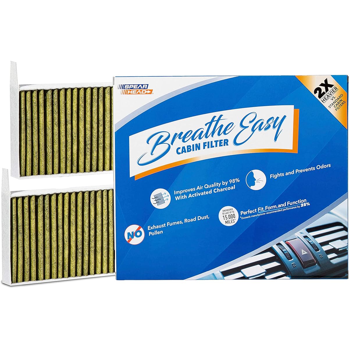 SPEARHEAD Premium Breeze Eye Cabin Filter Up to 25%long life (Be-111)