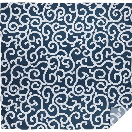 Asakura Senfu Super Water Repellent Furoshiki Nagare Amundsen Arabesque