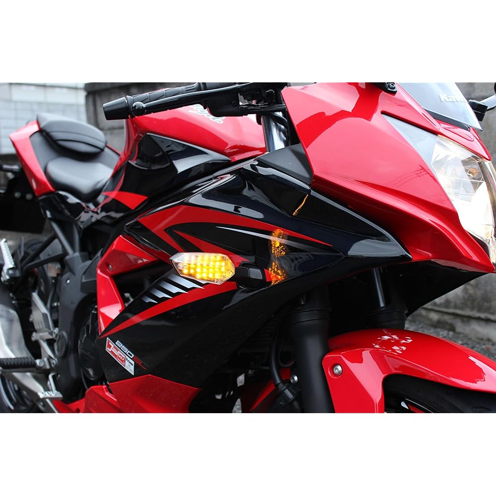 POSH Motorcycle Supplies Motorcycle LED Conversion Kit Ninja250SL /Z250('14-'15) /Z250SL('15) Set of 4 072009