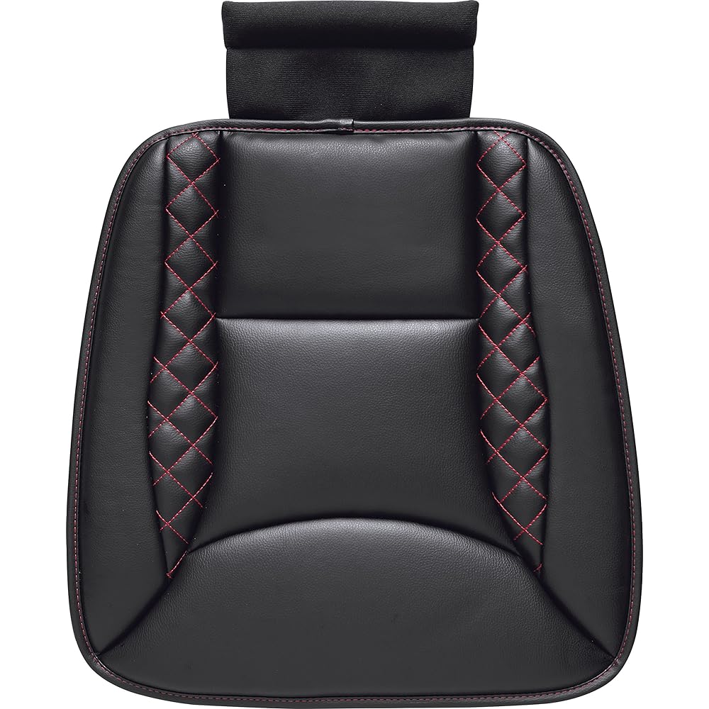 BONFORM Seat Cover Custom Quilt Light/Regular Car Front Seat Set of 2 Back Full Cover Bucket Black 4369-71BK