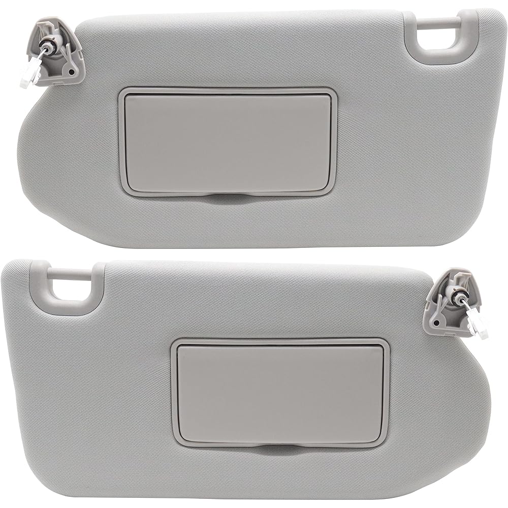 SENSHINE Left driver seat side and right-handed seat side with sun visor light PATHFINDER 2013 2015 2016 2017 2017 2014-2017 INFINITI QX60 2013 INFINITI JX35 Gray