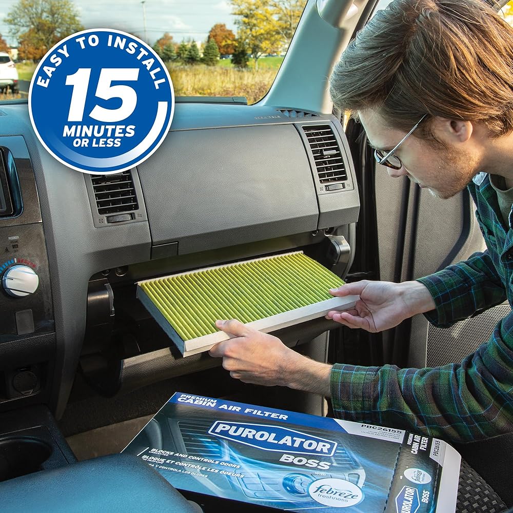 PUROLATOR PBC25864 PUROLATORBOSS Premium Cabin Air Filters Fabreies with Freshness