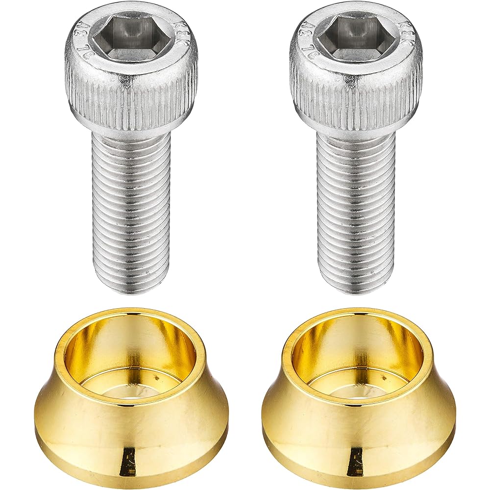 POSH Top Bridge Fixing Bolt Set (2 pieces/1 set) Gold Plated Monkey Gorilla 270308