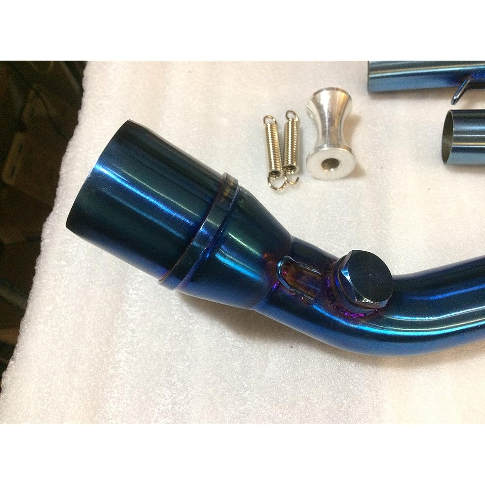 T-MAX500/530◆2008~2016◆SJ08/SJ12 Full exhaust blue stainless pipe