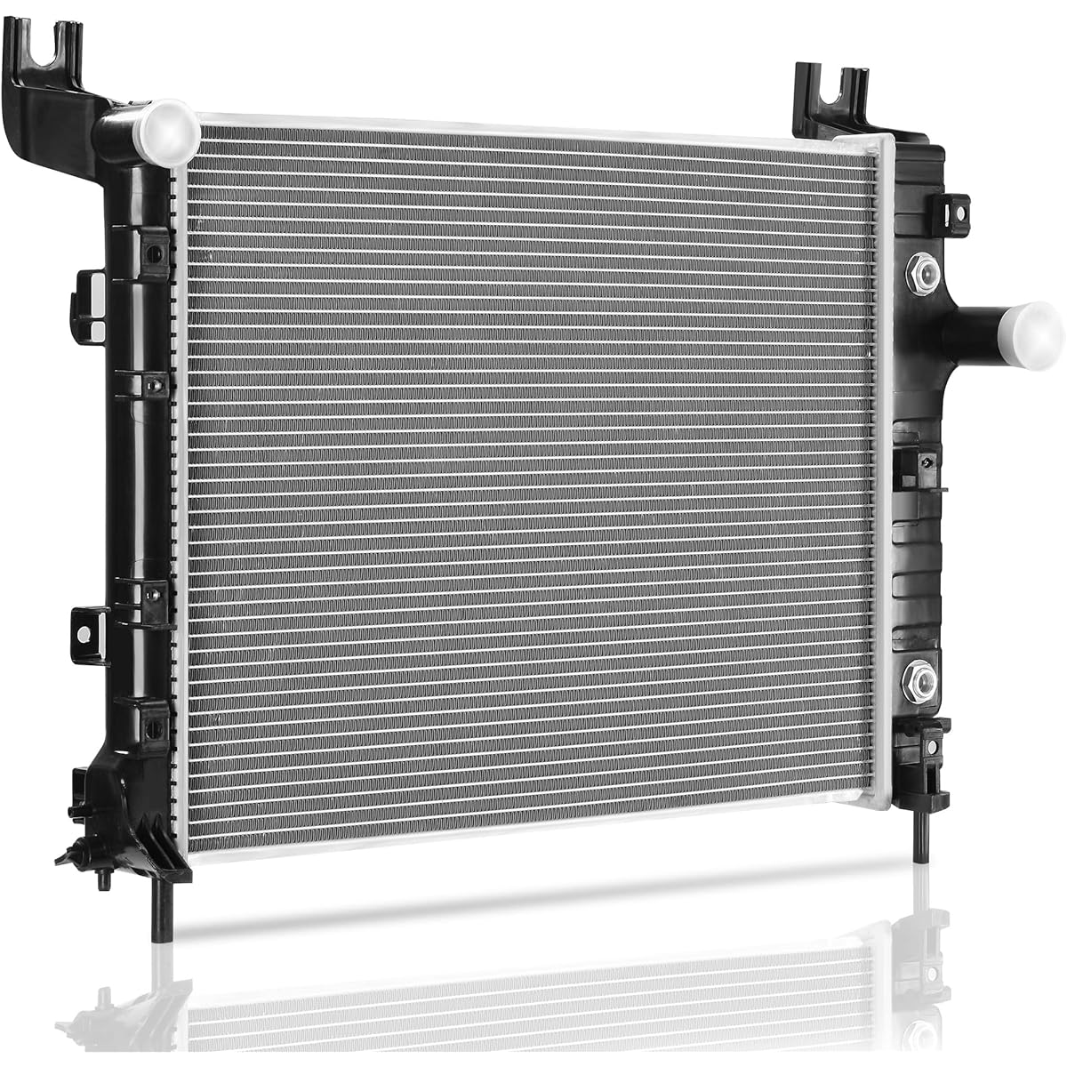 DWVO Radiator Complete Radiator 2000-2004 DODGE DAKOTA supports 2000-2004 DURANGO 2.5L 3.9L 4.7L 5.2L 5.2L 5.9 V6 V8 DWRD1016