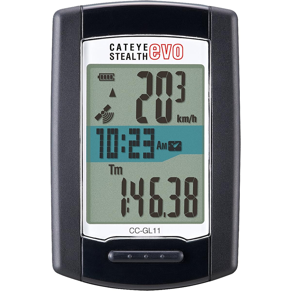 CAT EYE Cycle Computer STEALTH evo CC-GL11 GPS Speed Sensorless