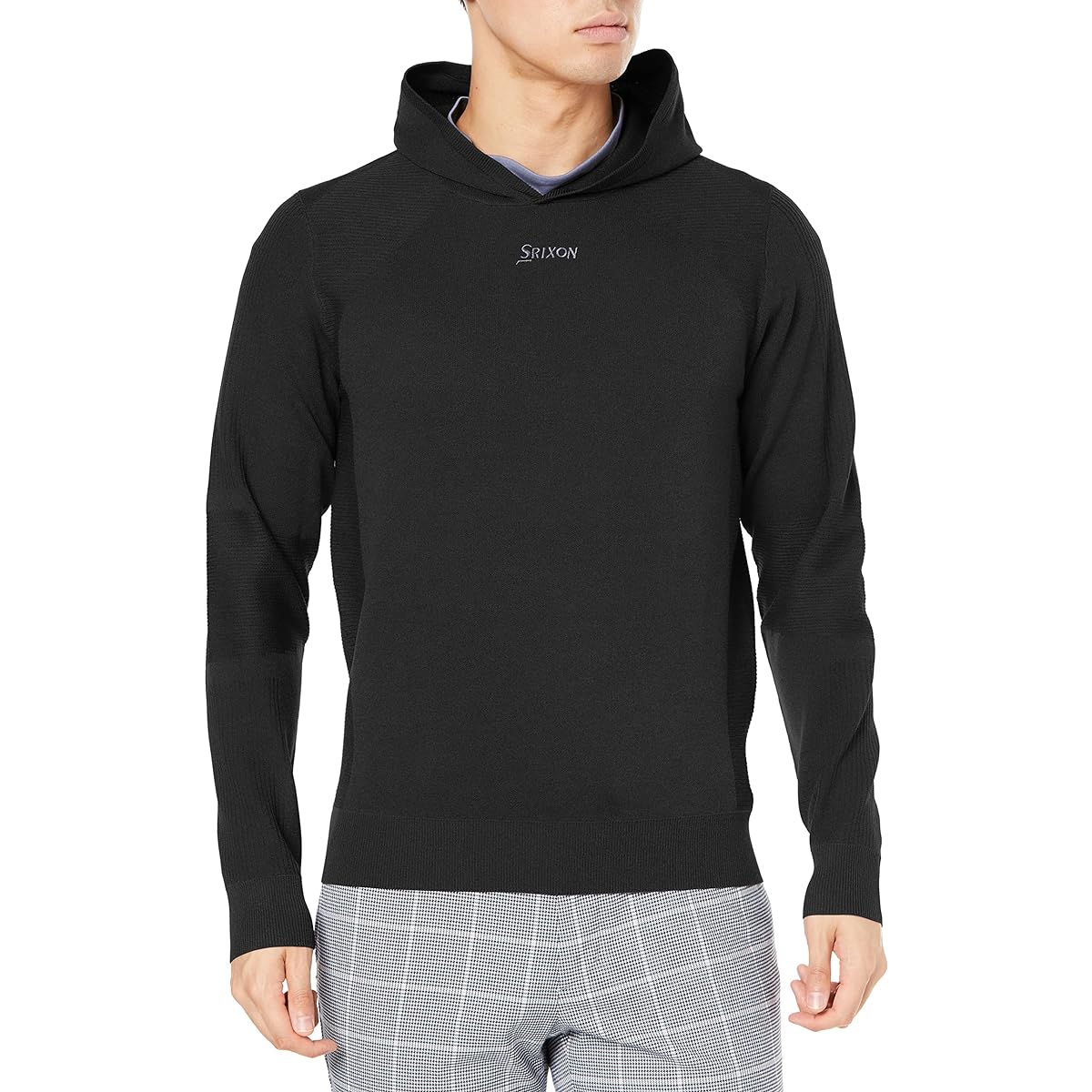 [SRIXON] 2022 Autumn/Winter Model Golf Sweater [PRACTICE] Hooded Sweater, Sweat Absorption, Stretch, UV Care (UPF15 or higher), Easy to Move, Practice, Men's