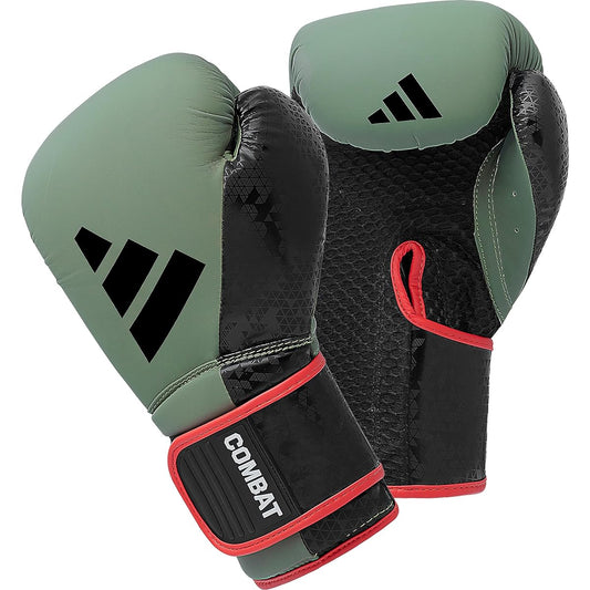 adidas Boxing Gloves FLX3.0 Combat 50 ADIC50TG //Adidas Boxing Gloves Sparring Gloves Kickboxing (10oz, Orbit Green)