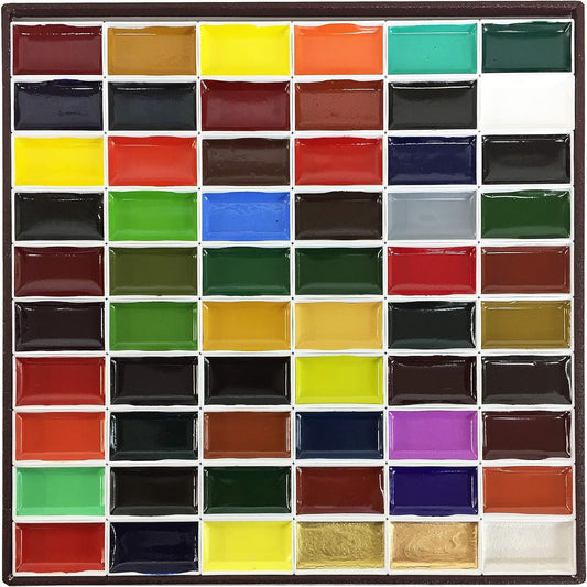 KISSHO Japanese painting paints Kakugansai, made in 60 colors