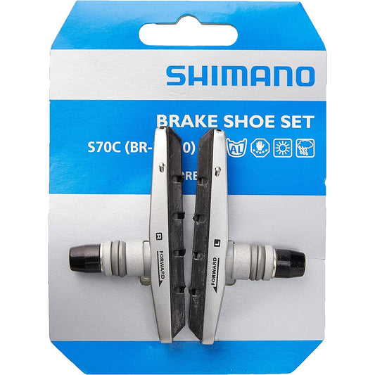 SHIMANO Repair Parts S70C Cartridge Type Brake Shoe Set (Left and Right Pair) BR-MX70 BR-M432-L BR-M432-S BR-M431-L BR-M431-S BR-M510-S BR-M510-L Y8EM9801A