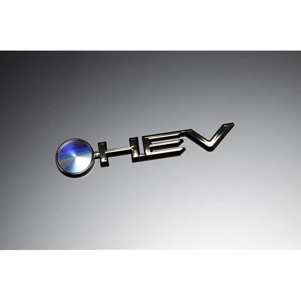 Grazio&Co. Grazio&Co.60 Prius Rear HEV Emblem Black Chrome