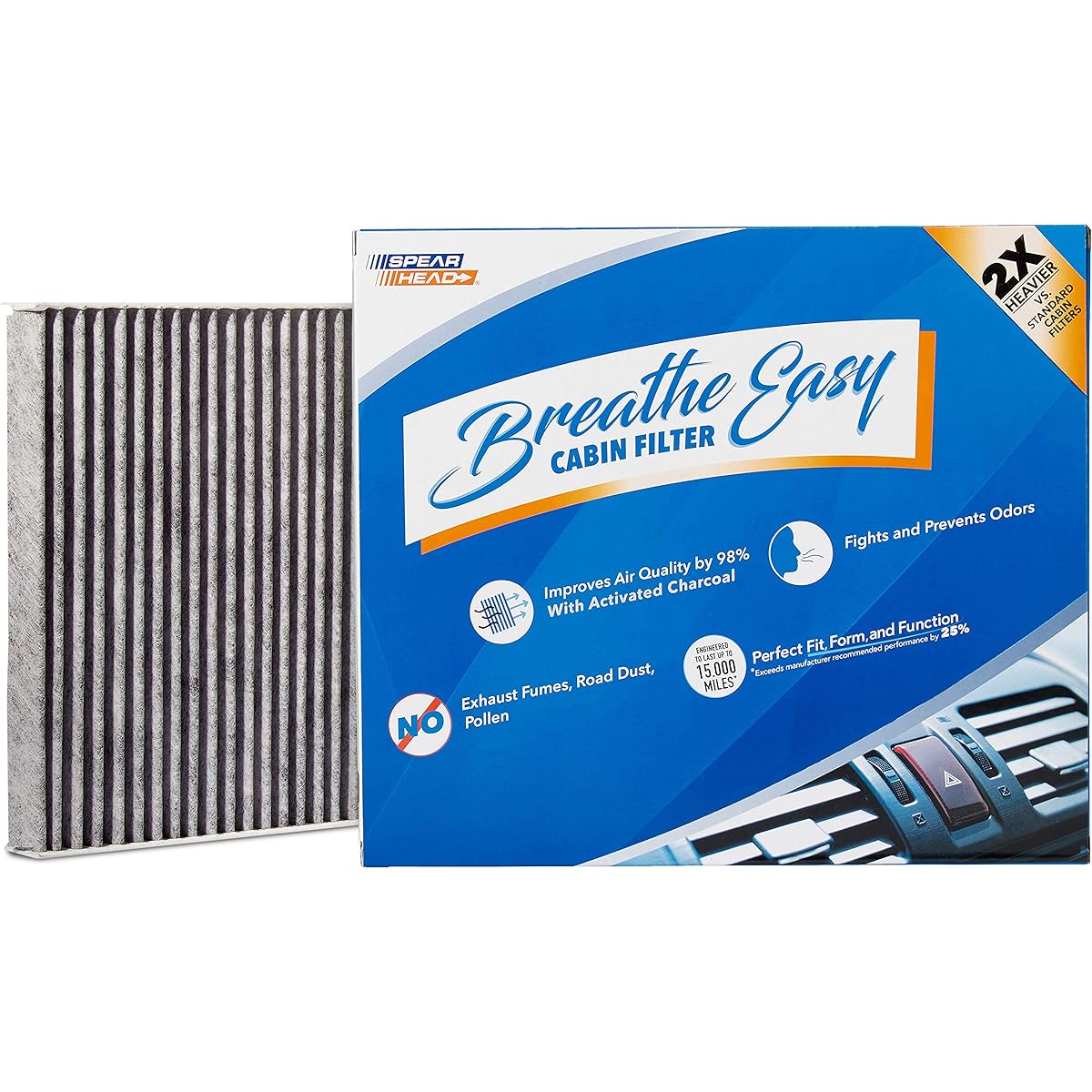 SPEARHEAD Premium Breeze Iigi Cabin Filter Up to 25%Long life (Be-664)
