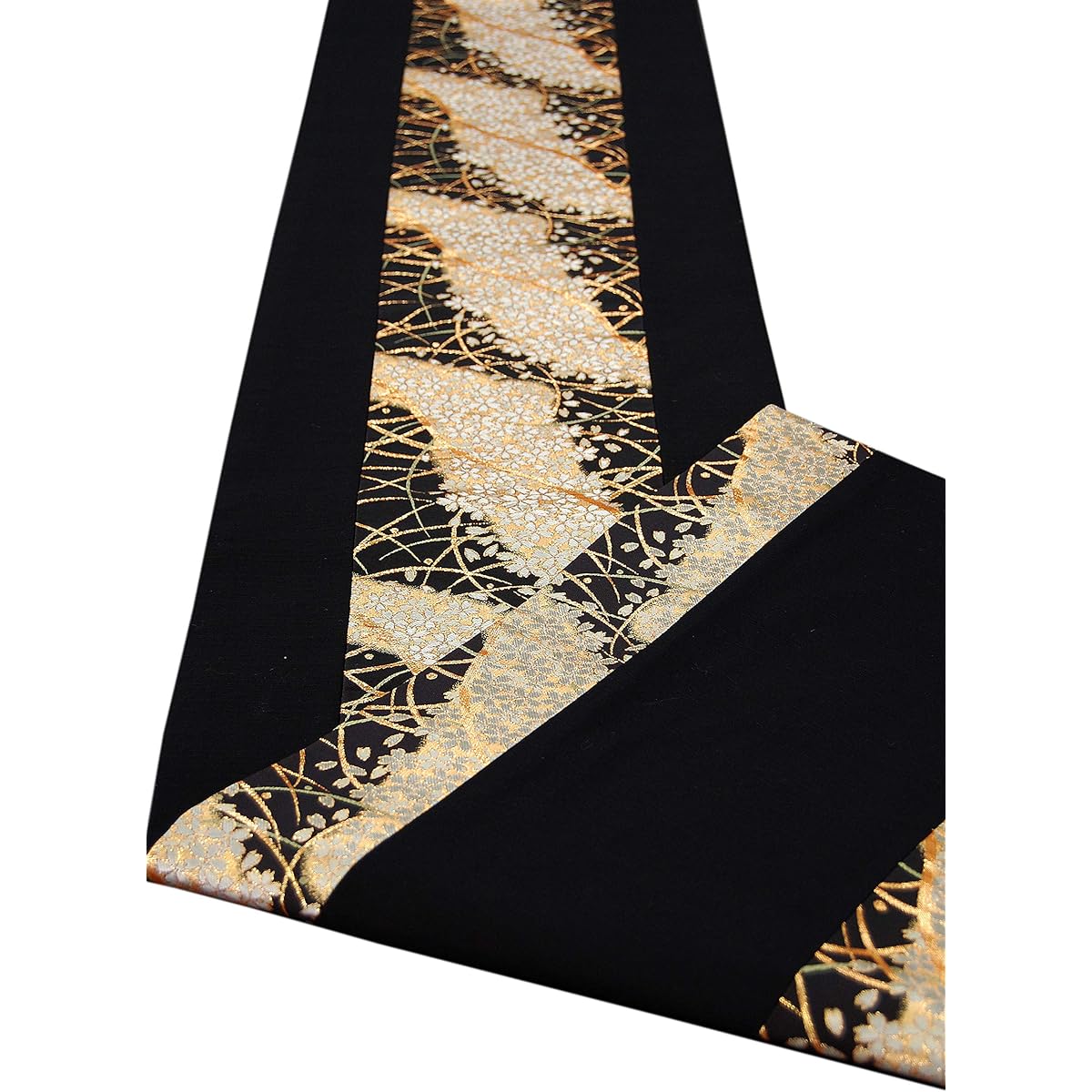 [Prepackaged] Boxed Japanese pattern Japanese style table runner Gorgeous like an obi Create a modern Japanese look for parties and events Table coordination Obi style Made in Japan Gift for overseas 150 x 30 cm (Miyabi)