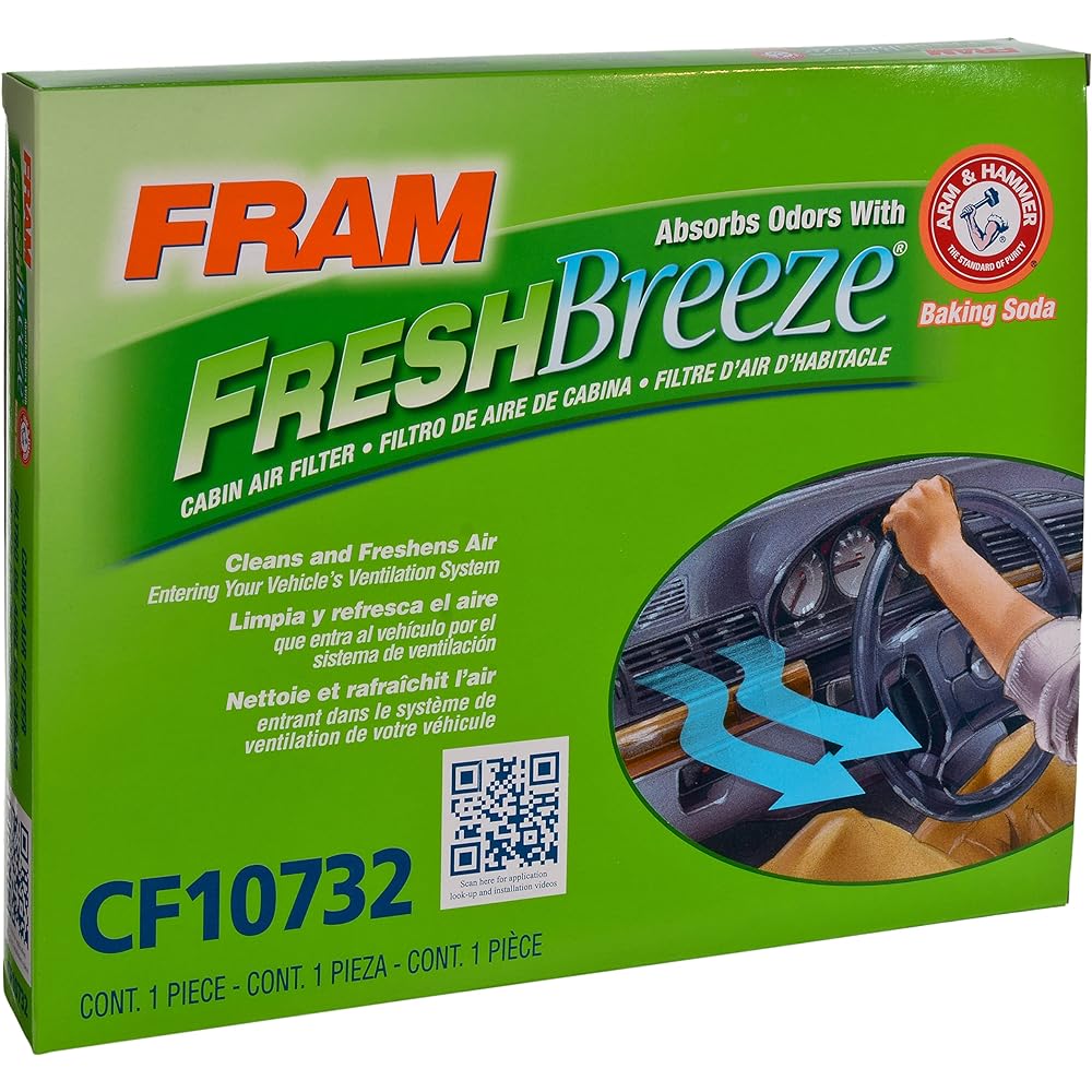 Fram CF10732 With Fresh Breeze Cabin Air Filter Arm & Hammer