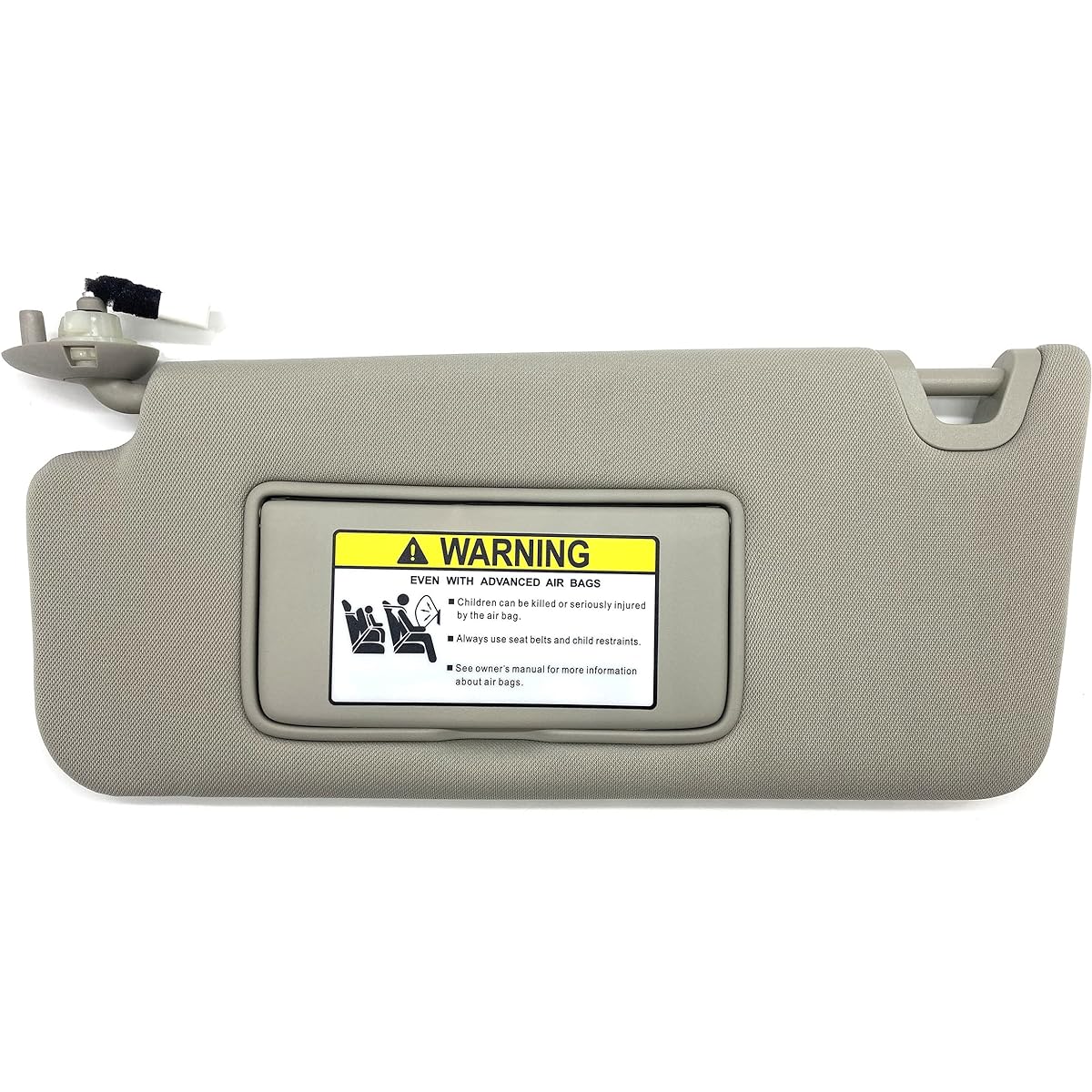 EZZY AUTO Left driver seat side sun visor gray