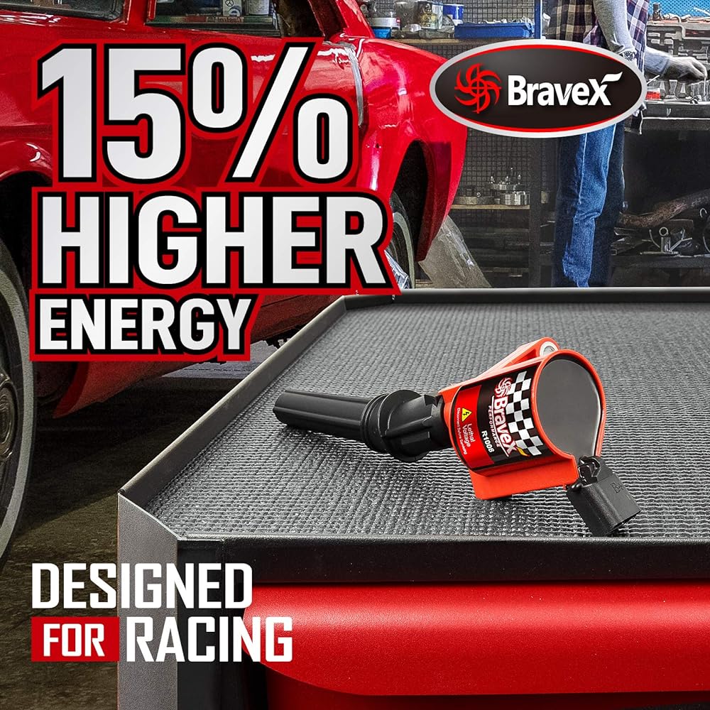 High-performance ignition coil 8 pieces Pac Ford F-150 F-350 4.6L 5.4L V8 Crown Victoria EXPEDIA EXPEDITION MUSTANCOLN MERCURY Upgrade DG508 DG457 DG491 (Red)