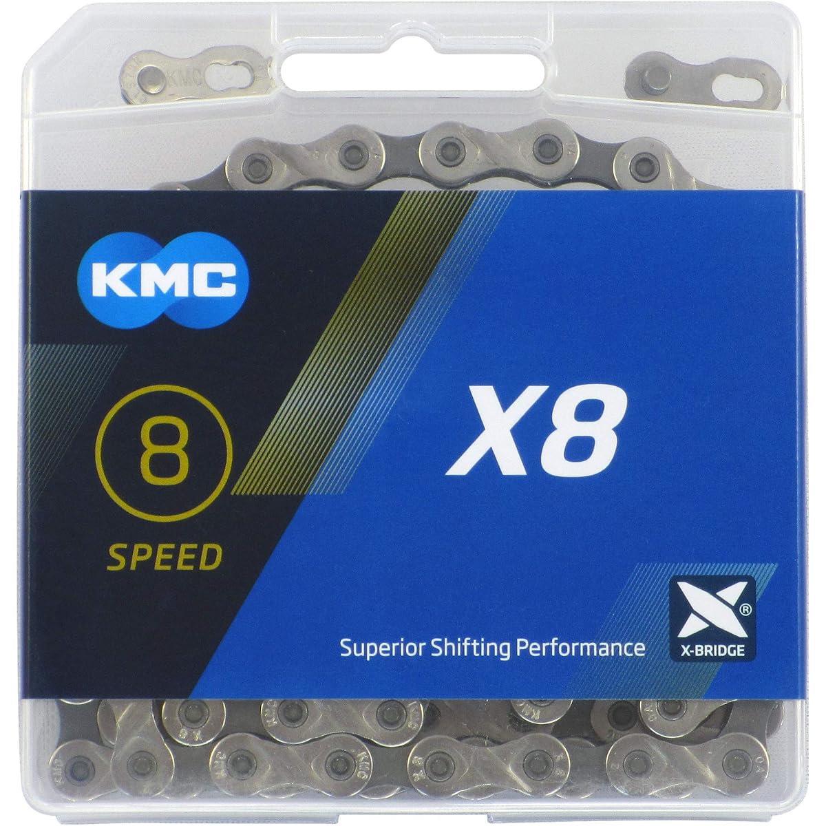 KMC X8 Chain 8 Speed/8S/8 Speed 116Links [Parallel Import]