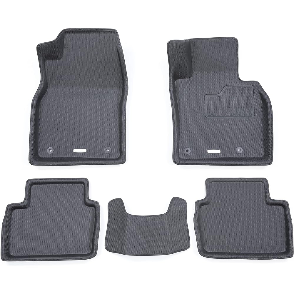 Clazzio Floor Mat 3D Type Set for 1 CX-30 2WD AT Car R1/10~ NEW Rubber Type Black EZ-7080 [5EEZB7080K]