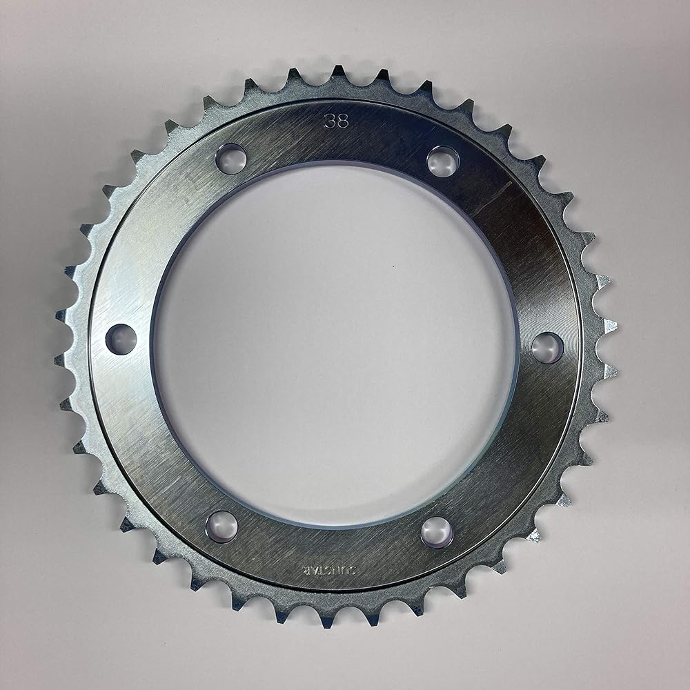 SUNSTAR rear steel sprocket part number JY-108-38 (530 size/38T) XJR1300 etc.