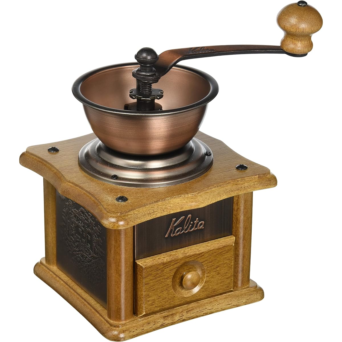 Kalita Coffee Mill Hand Grind Copper Plate Mill AC-1#42067