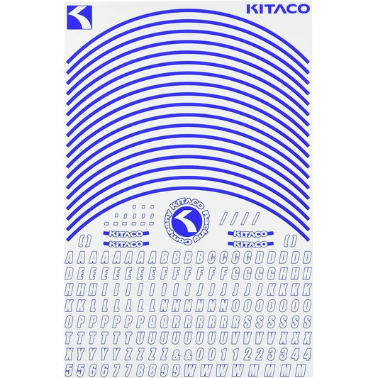 KITACO Rim Line Sheet Type 2 Blue 8~10 inch wheels recommended 000-0901220