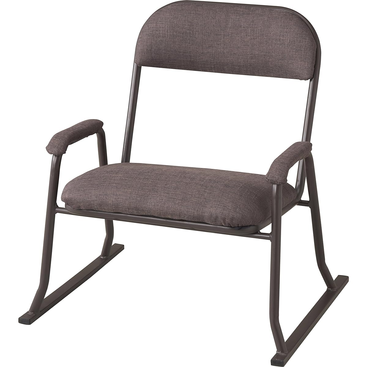 PEARL METAL Dining Chair Brown (Approx.) Body: Width 56.5 x Depth 52 x Height 60cm, Seat Height: 31cm