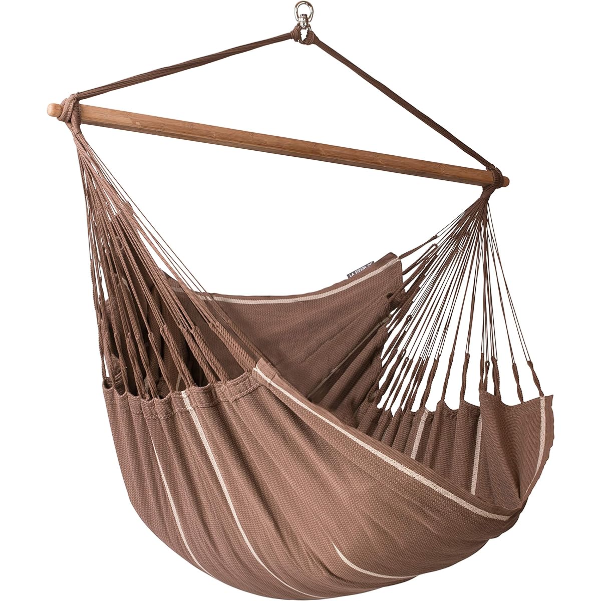 LA SIESTA Hammock Chair/Rounger Made of Organic Cotton Habana Chocolate