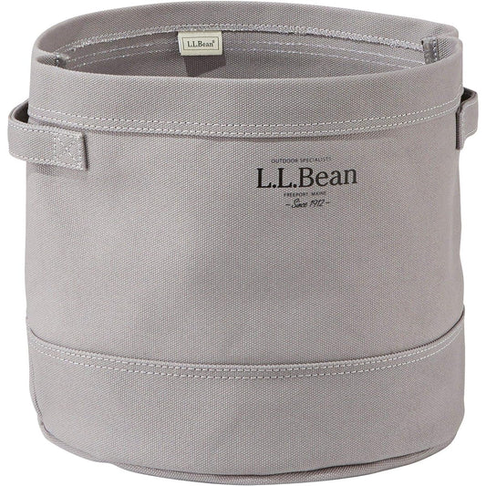 [L.L.Been] Canvas Storage Cubby Tote Frost Gray Gray 1000037724