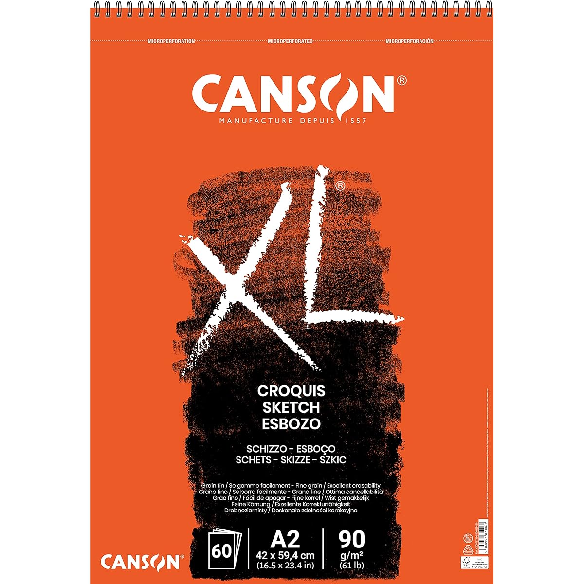 Canson Sketchbook XL Croquis A2 787-106