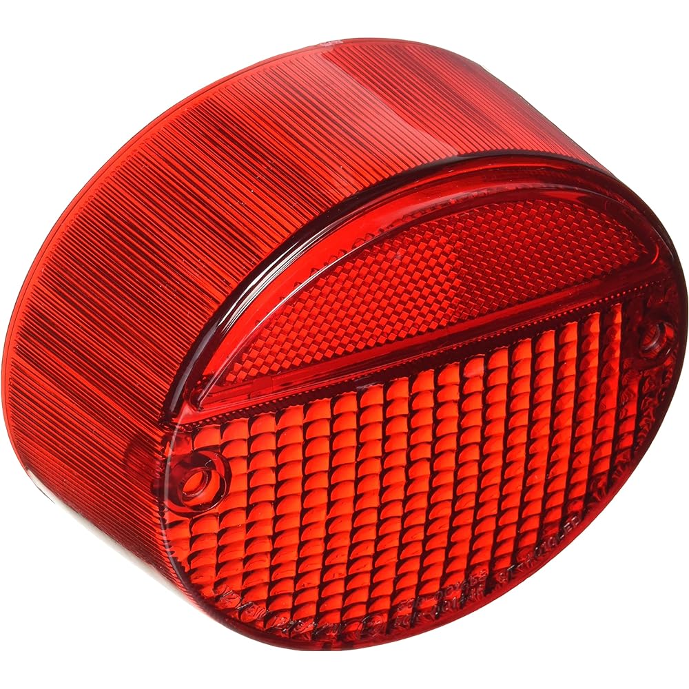 PMC Motorcycle Tail Lamp General Purpose Z2 Type Tail Lamp Lens Only Red 1 Piece 81-4290/1