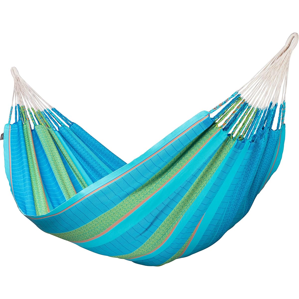 LA SIESTA Classic Hammock King Size FLORA [for 1 to 3 people] Made of Organic Cotton Curacao FLH18-3