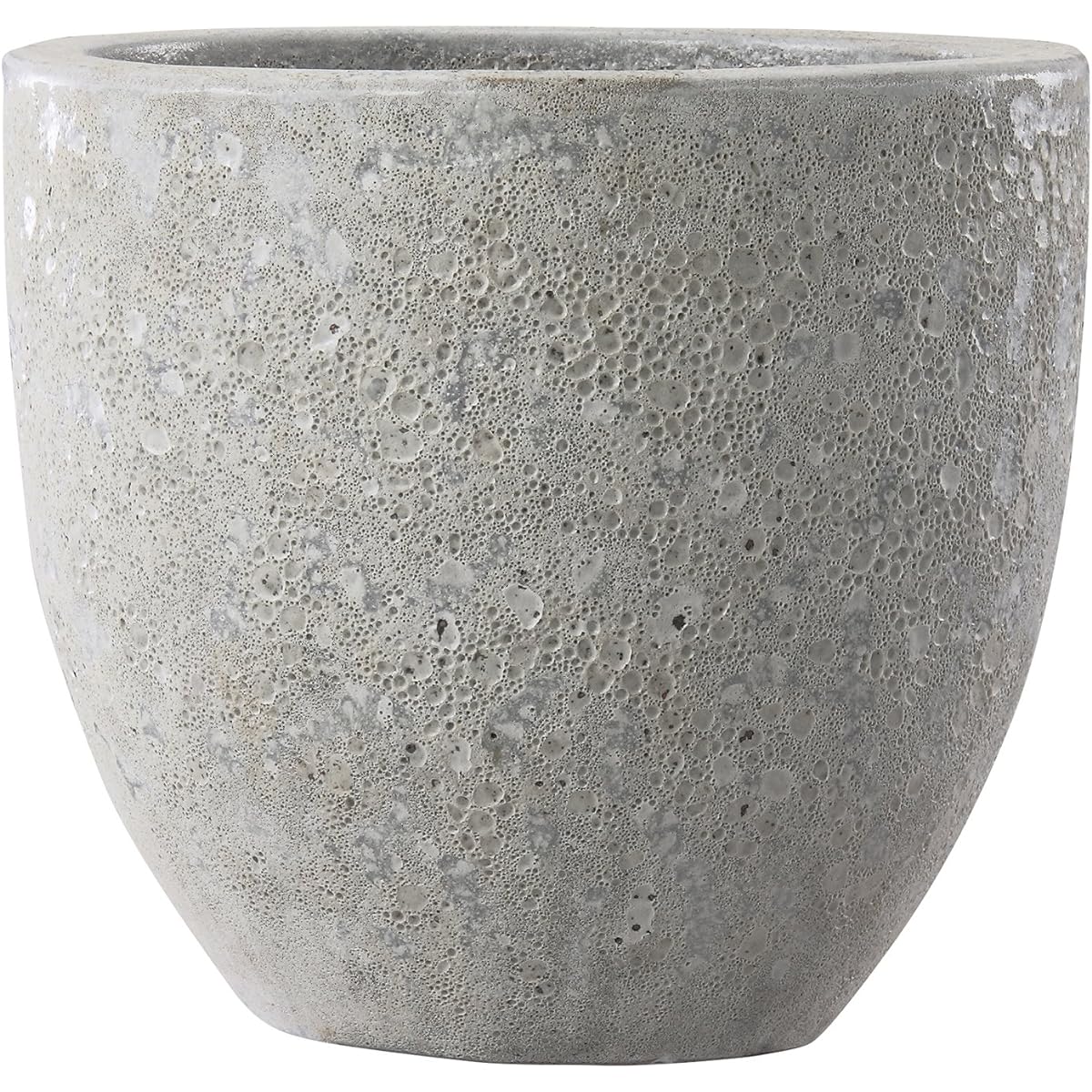 Green Pot Volcano Round M White 33cm EB-VO3329MW