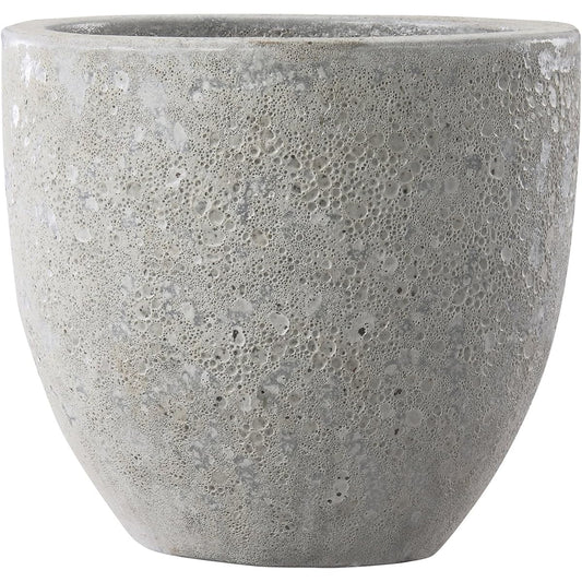 Green Pot Volcano Round M White 46cm EB-VO4640MW