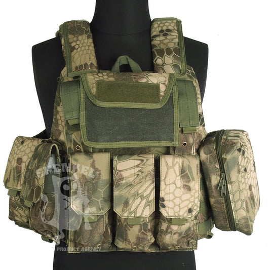SHENKEL tactical vest waving compatible complete set (CIRAS type) VAR.01 size adjustable 6 types of pouches included Mandrake vest-001kmd