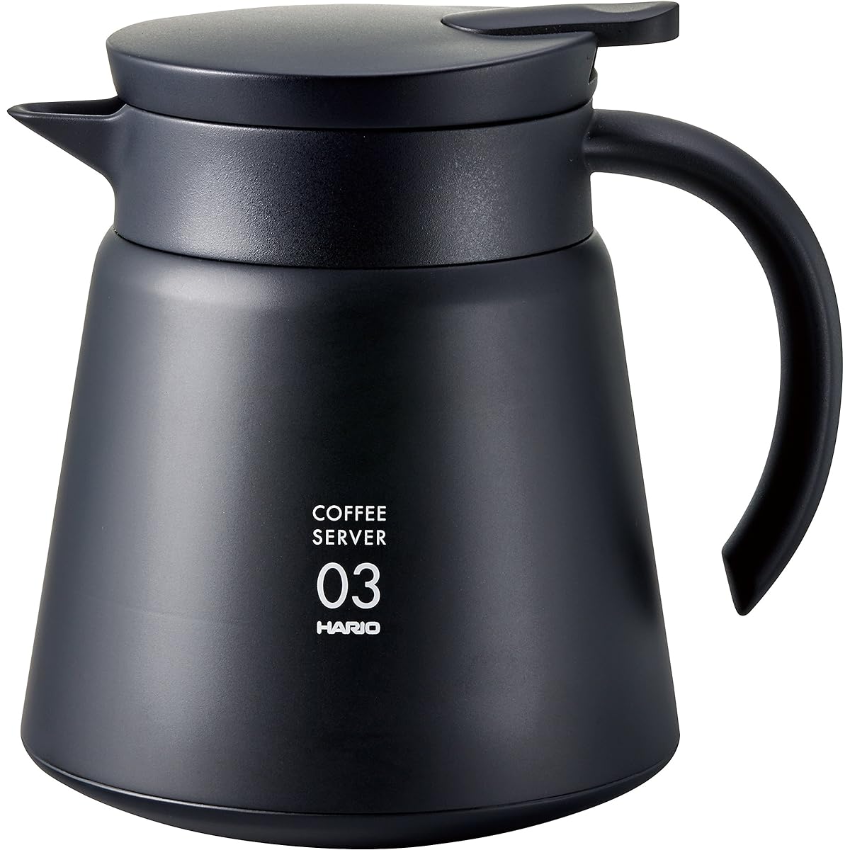 HARIO V60 Thermal Stainless Steel Server Black 800 VHS-80B