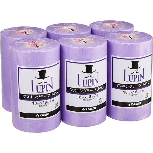 Kamoy Masking Tape Lupine 18mm x 18m 42 rolls included