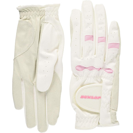 DUNLOP Women's Golf Gloves for Both Hands White GGG-6505W