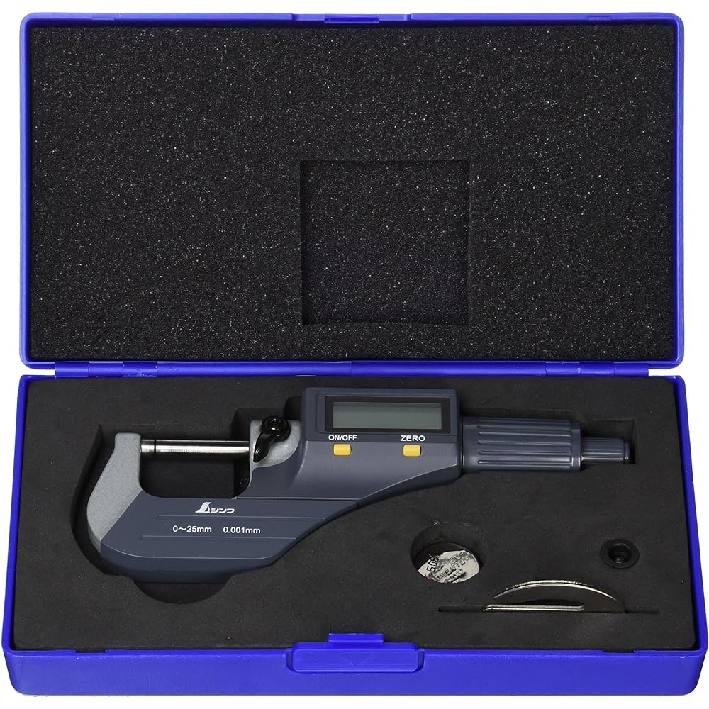 Shinwa Sokutei Digital Micrometer 0~25mm 79523