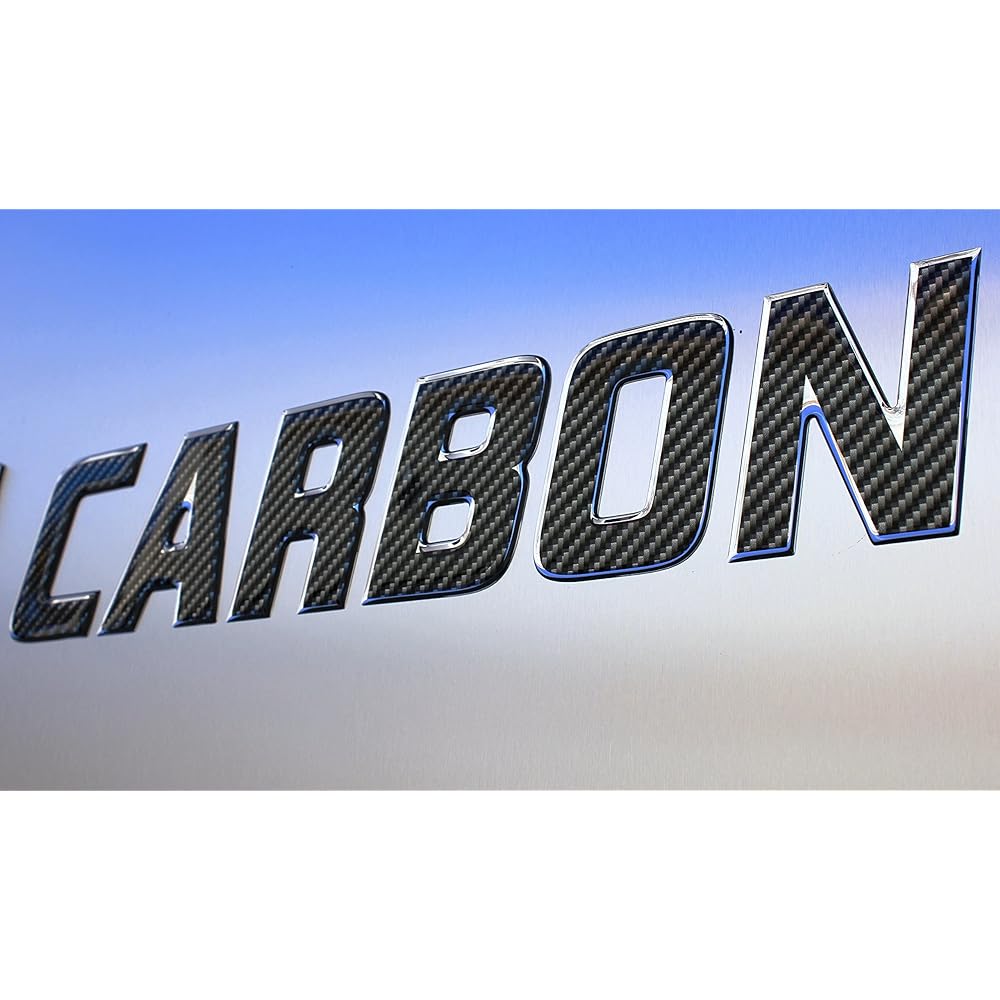 Dome Shaped Lettering & Dome Shaped by Numbers for Boat, PWC Registration Number 16 Set of Carbon Fiber Print Texture maringure-dobo-toretaringu