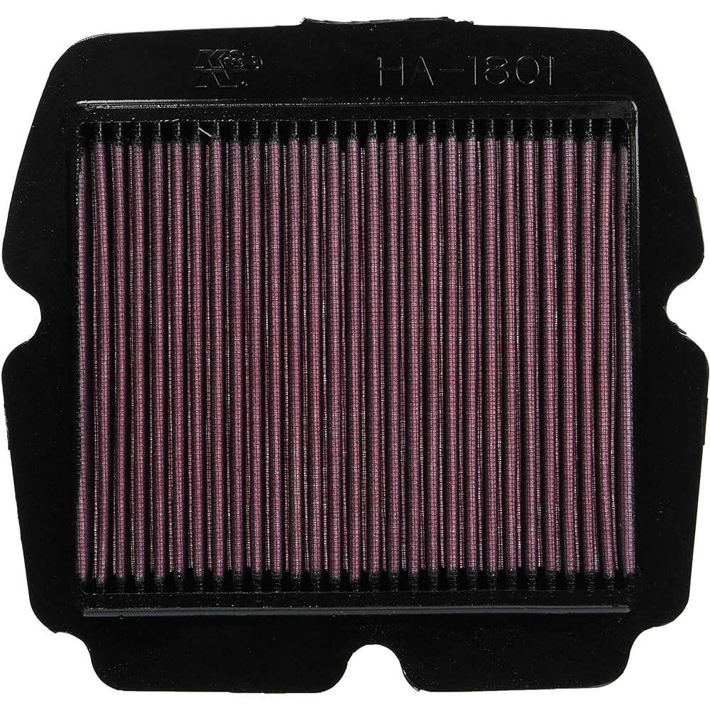 K&N Replacement Filter GL1800 GOLD WING(01-10)(12-17), GL1800 GOLD WING F6B(15-16) and others HA-1801