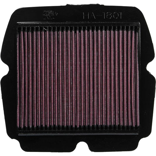 K&N Replacement Filter GL1800 GOLD WING(01-10)(12-17), GL1800 GOLD WING F6B(15-16) and others HA-1801