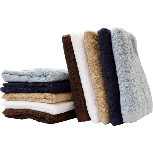 Reasonable Organic Cotton Towel Thick Hotel Specification Fluffy Cotton Towel Set 100% Cotton Outlet (Face Towel Set of 10)