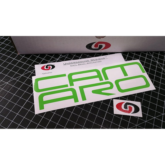 Camaro Bumper Insert Decal Kit Color Selection 1993 - 2002 Green 0755464821394