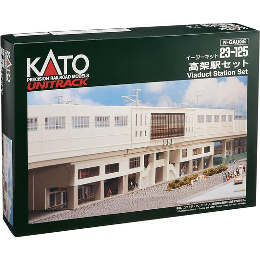 KATO N Gauge Elevated Station Set 23-125 Railway Model Supplies