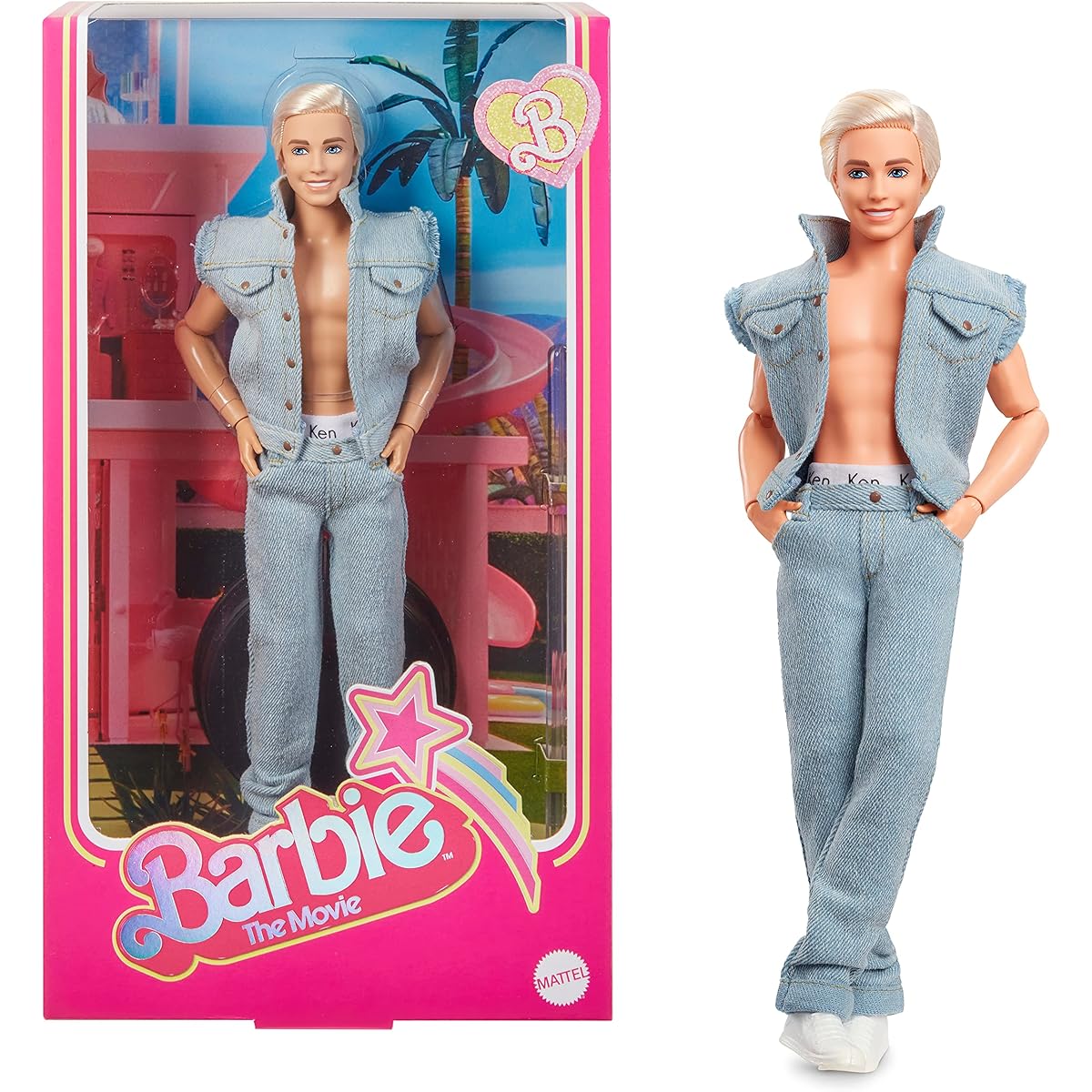 Barbie Movie "Barbie" Ken Denim Fashion [Dress-up Doll/Doll] [6 years old and up] HRF27