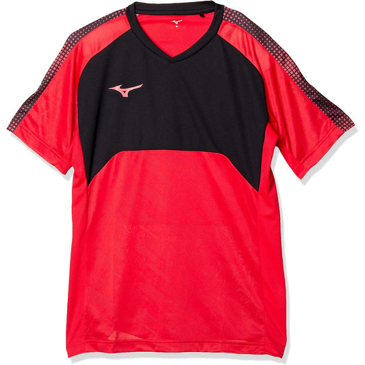 [Mizuno] Soccer Wear Jacquard Field Shirt Short Sleeve Slim P2MA0040